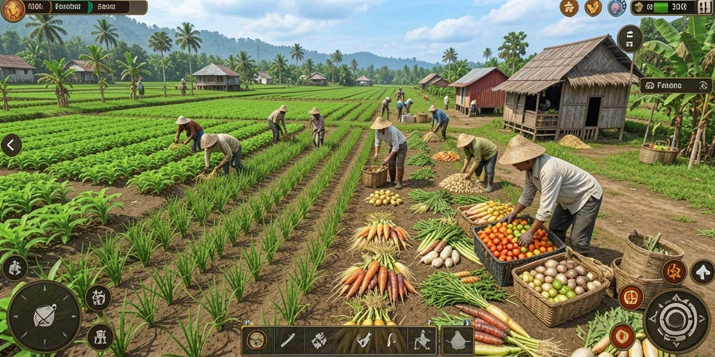 Profil karakter yang dapat dikustomisasi.