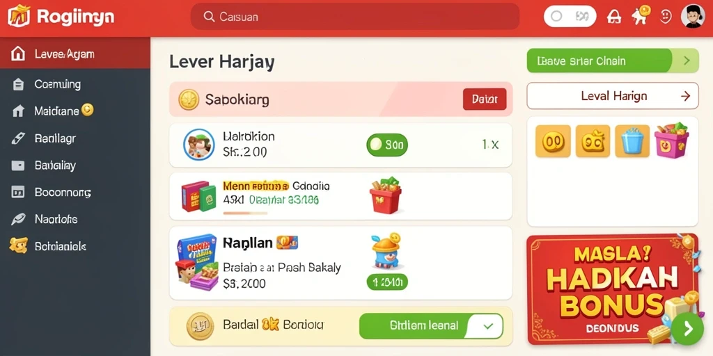 Tangkapan layar dari level yang penuh tantangan.